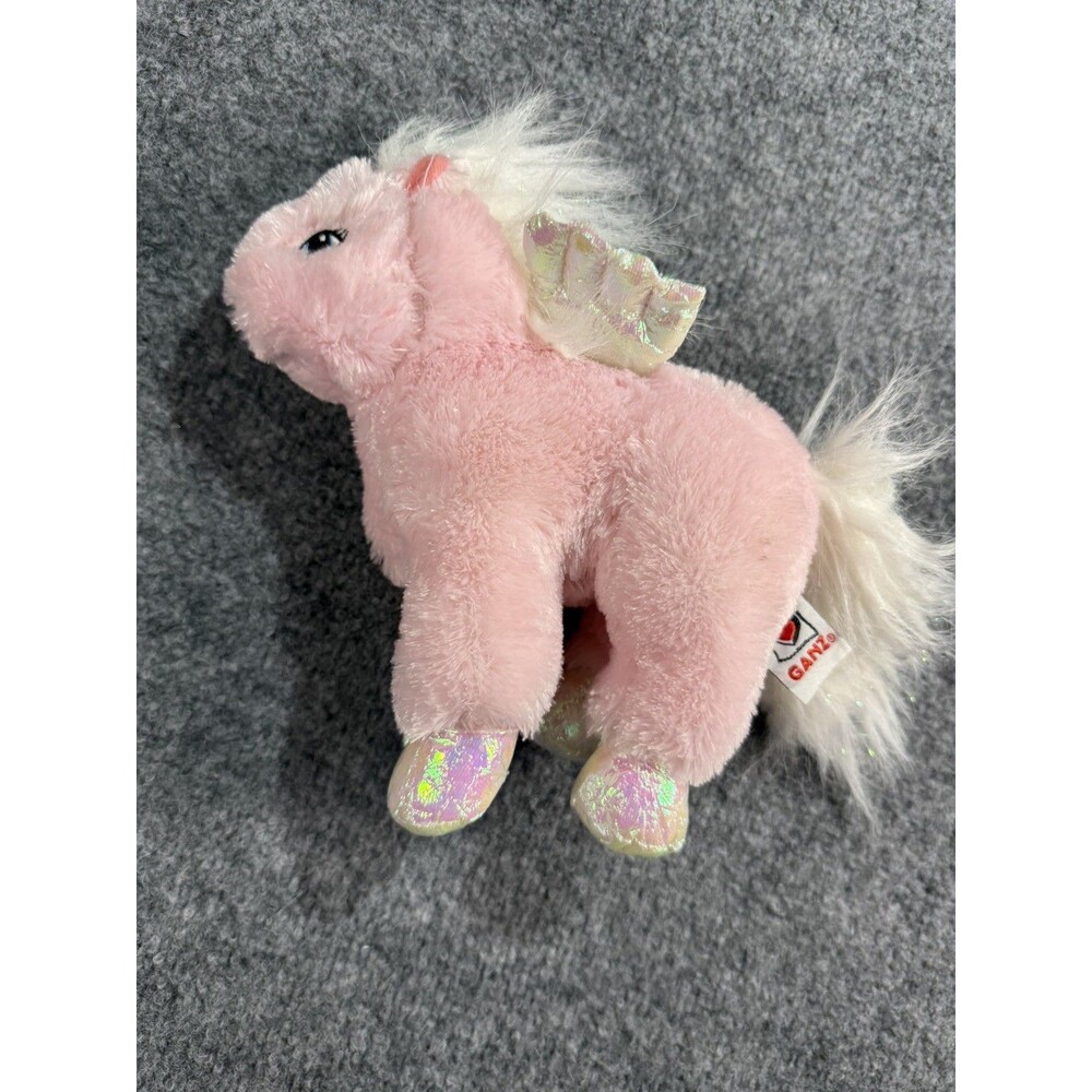 Webkinz Pink Pegasus Plush – Ganz HM068 – Retired – NO CODE